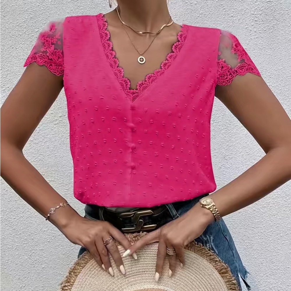 🆕🌷PRETTY PINK BLOUSE🌷